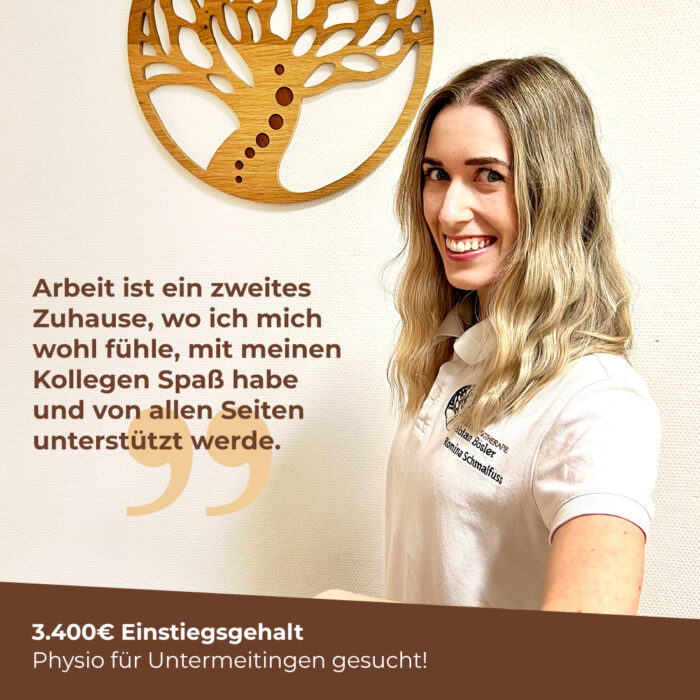 Physiotherapeut/in (m/w/d) in Vollzeit oder Teilzeit für unsere Praxis in Untermeitingen gesucht