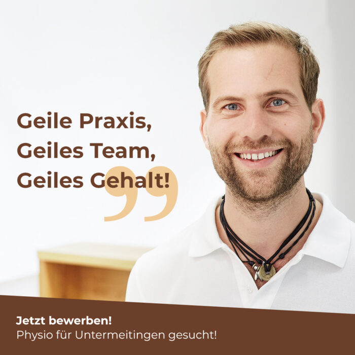 Physiotherapeut/in (m/w/d) in Vollzeit oder Teilzeit für unsere Praxis in Untermeitingen gesucht